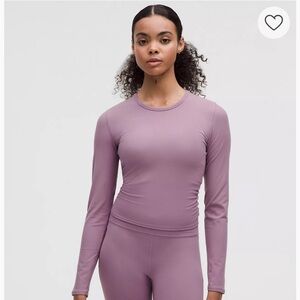 Lululemon All It Takes Back-Twist Ribbed Long Sleeve Shirt